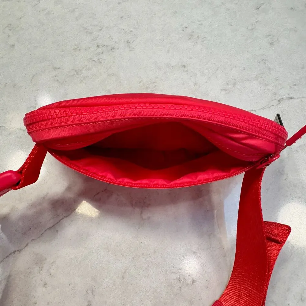 lululemon Everywhere Belt Bag 1L Lip Gloss Red Pink Nylon Fanny Pack Crossbody - Picture 14 of 14